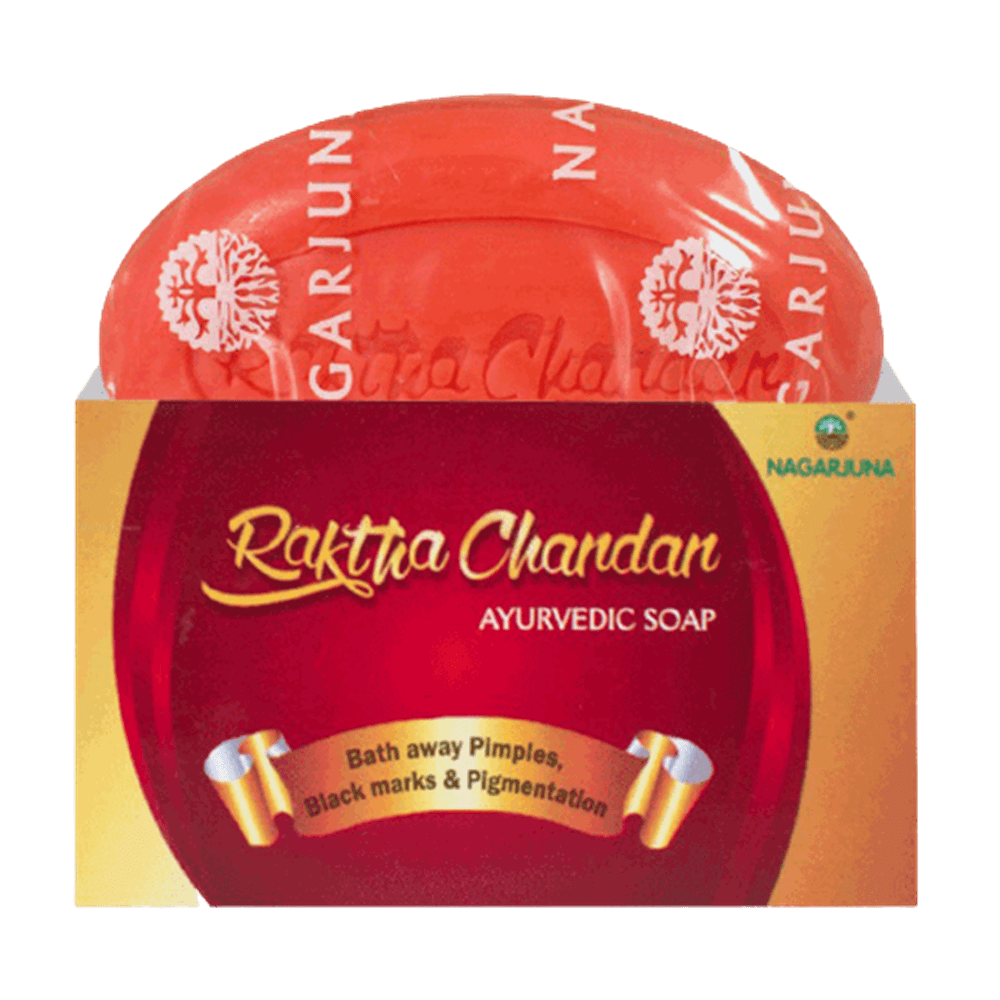 Nagarjuna Ayurveda Raktha Chandan Soap | Grocsy