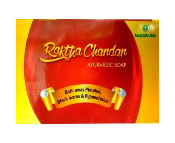 Nagarjuna Ayurveda Raktha Chandan Soap | Grocsy