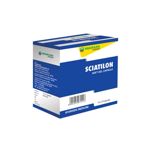 Nagarjuna Ayurveda Sciatilon Soft Gel Capsules | Grocsy