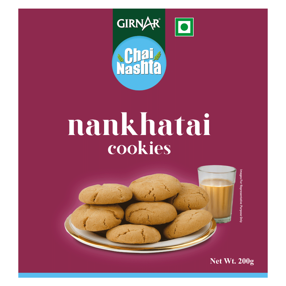 Girnar Chai Nashta - Nankhatai Cookies | Grocsy