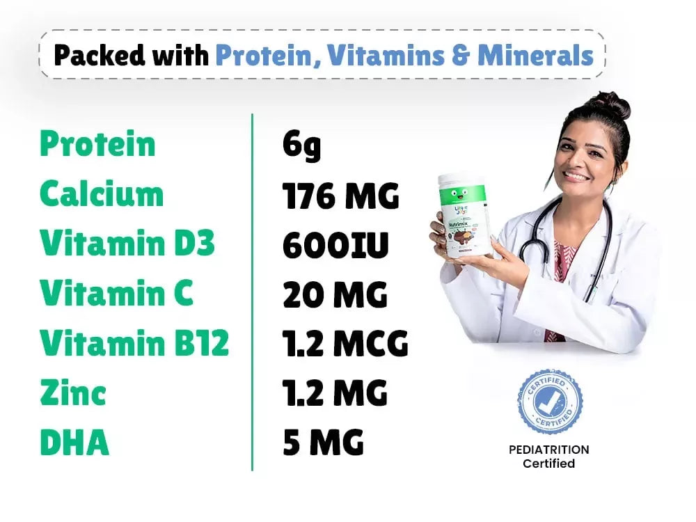 Little Joys Multivitamin Gummies & Nutrimix Immunity Boosting Kit Strawberry 2 Years + | Grocsy
