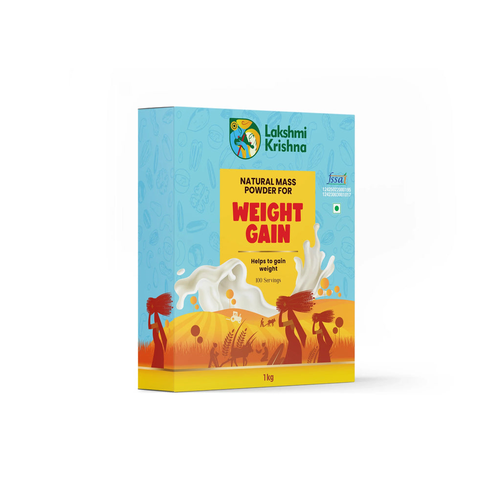 Lakshmi Krishna Naturals Natural Mass Powder For Weight Gain | Grocsy