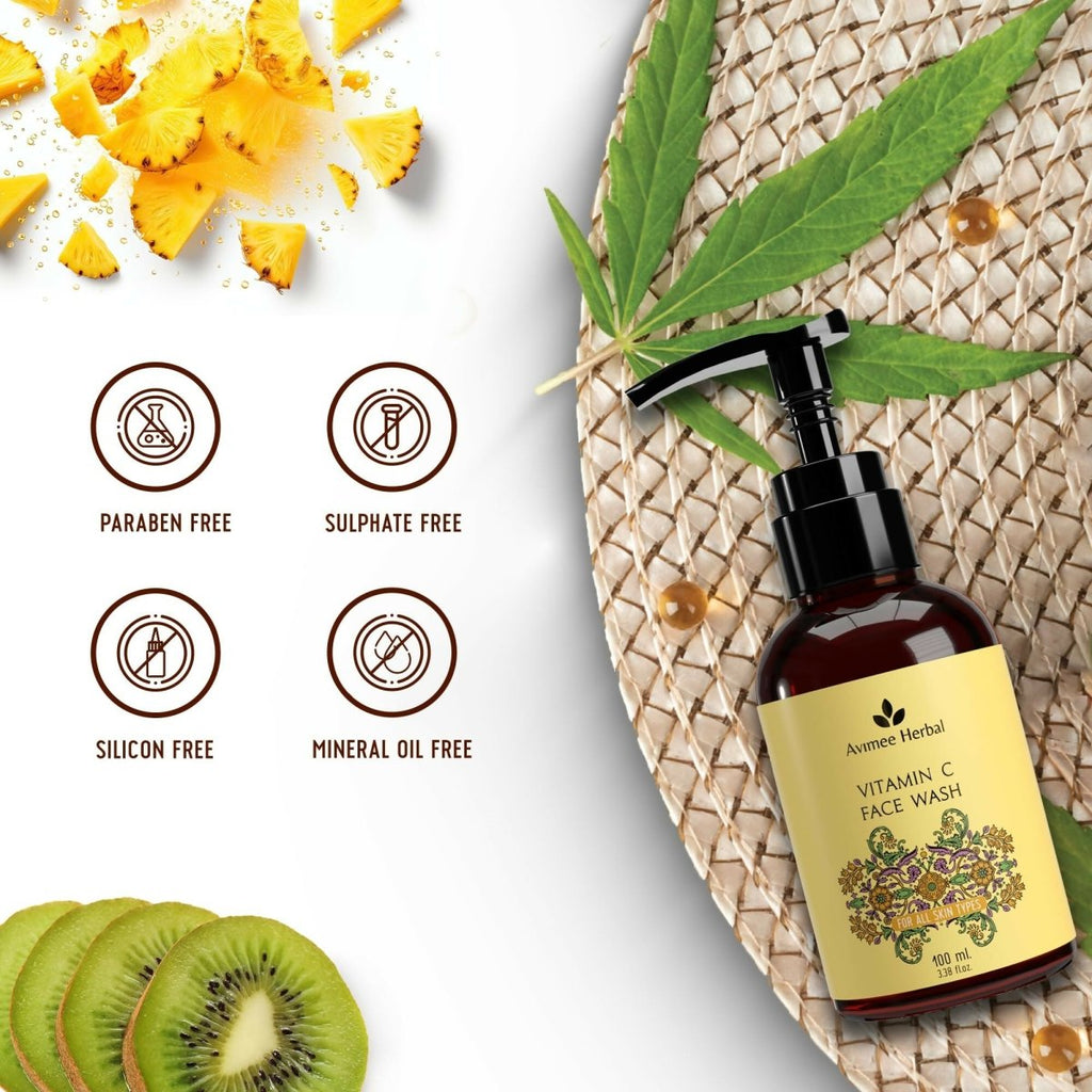 Avimee Herbal Vitamin C Face Wash | Grocsy