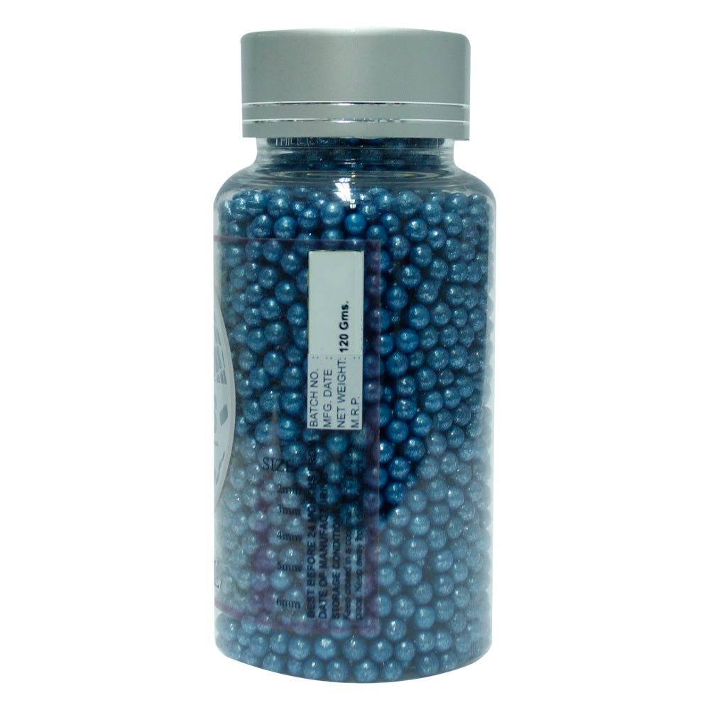 Confect Navy Blue Disco Balls Sprinkles 3 MM | Grocsy