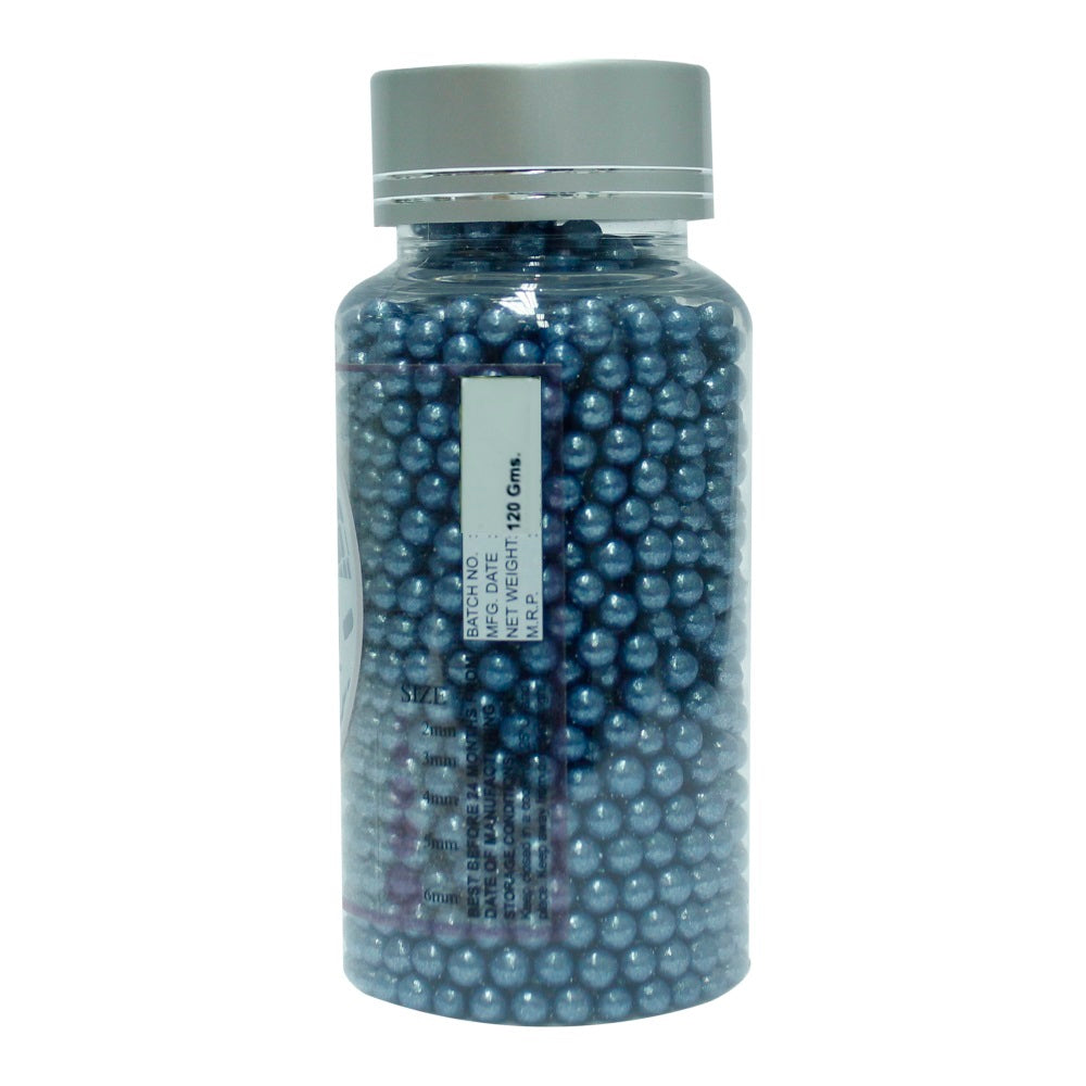 Confect Navy Blue Disco Balls Sprinkles 4 MM | Grocsy