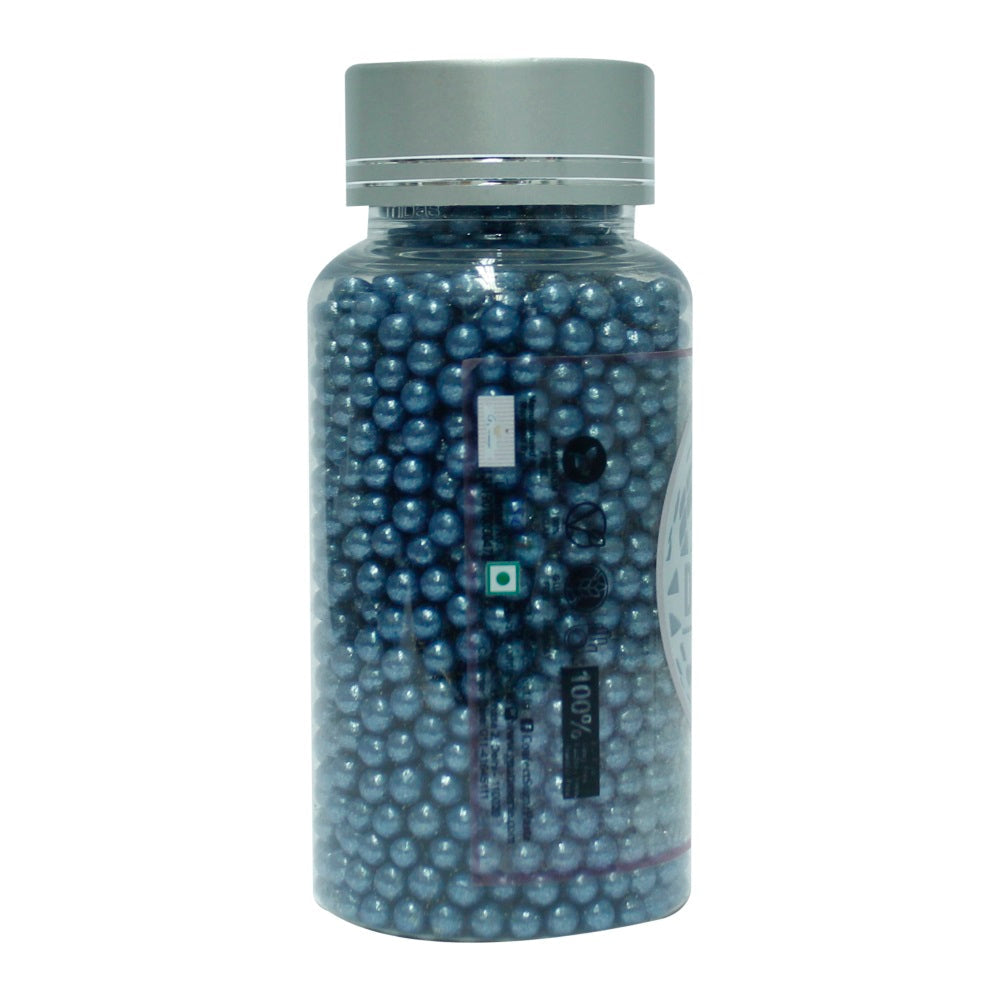 Confect Navy Blue Disco Balls Sprinkles 6 MM | Grocsy