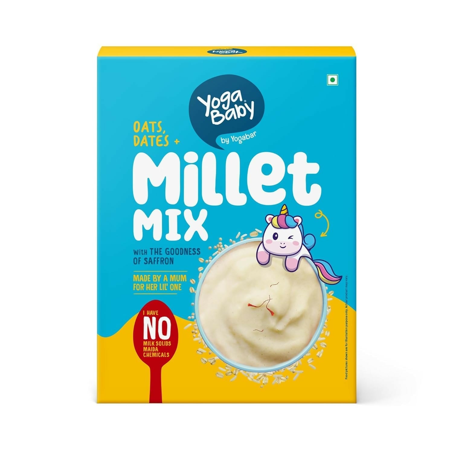Yoga Bar Yogababy Oats, Dates & Millet Mix, Healthy Porridge Mix For Infants, Kids | Grocsy