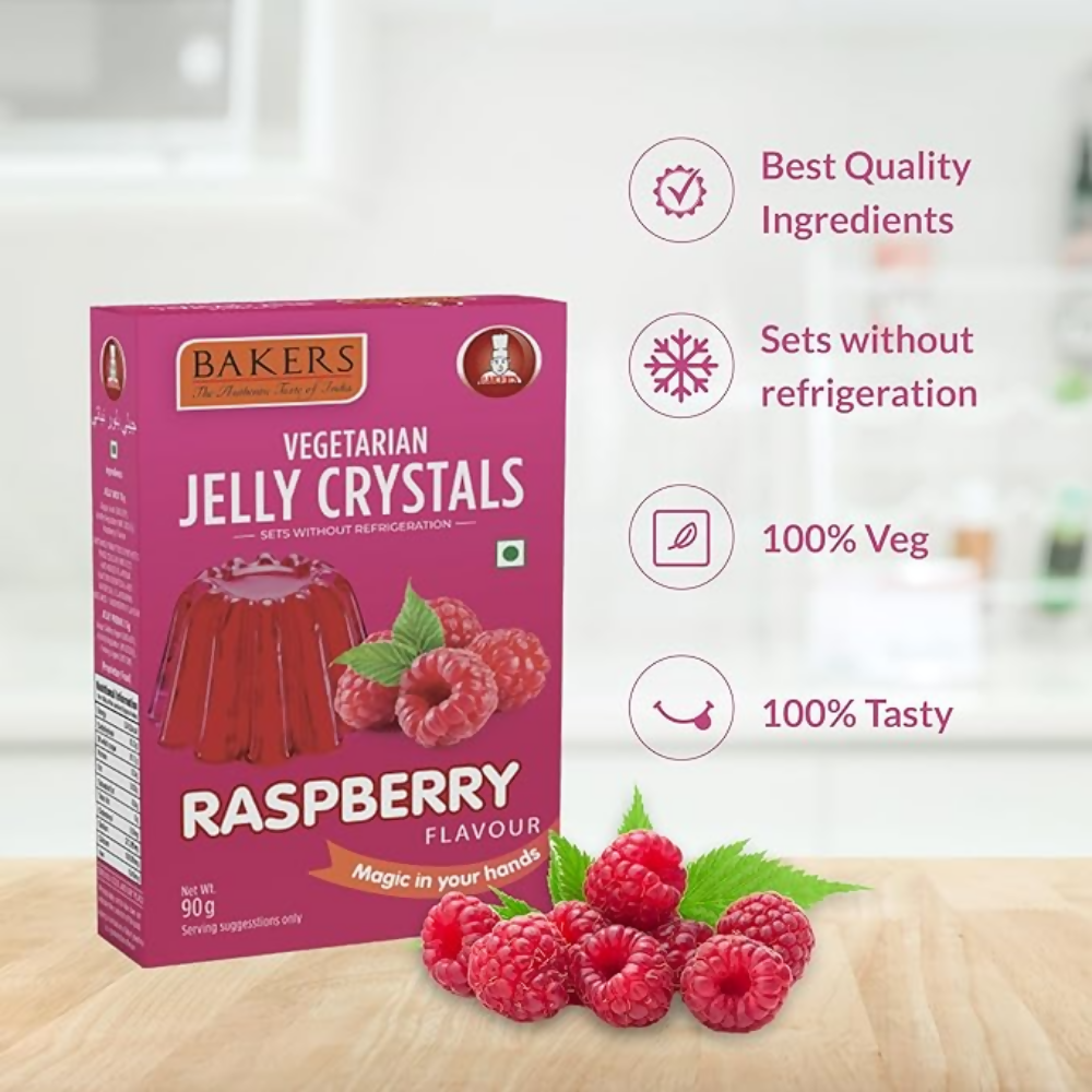 BAKERS Jelly Crystals - Raspberry | Grocsy