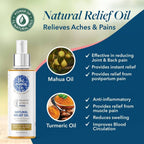 The Moms Co Natural Pain Relief Oil | Grocsy