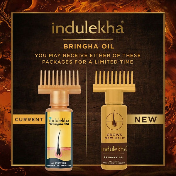 Indulekha Bringha Hair Oil and Hair Fall Shampoo Combo | Grocsy