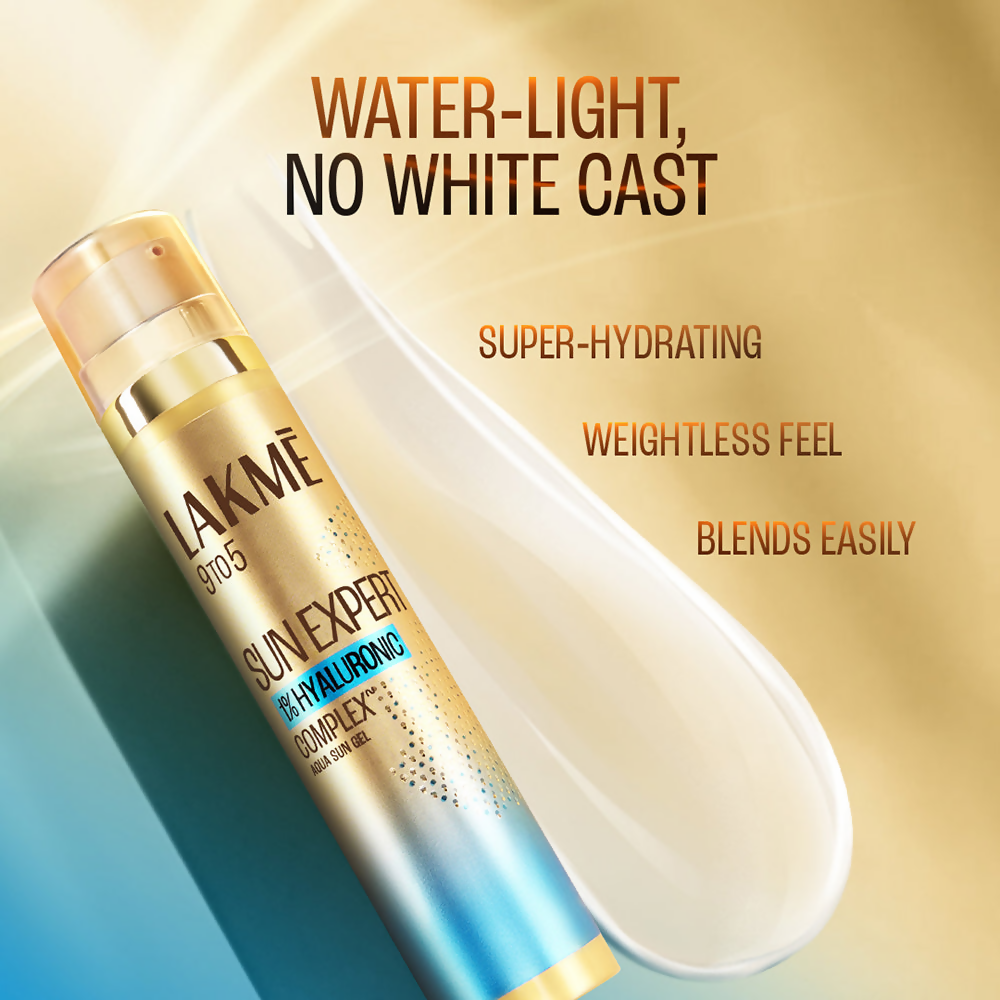 Lakme 9To5 Sun Expert 1% Hyaluronic Sunscreen, Spf 50 Pa+++ | Grocsy