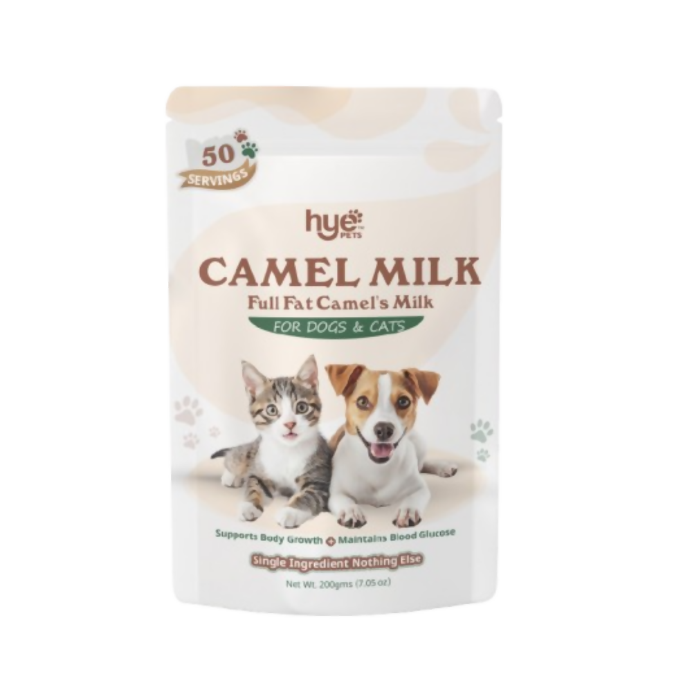 Hye Pets Full Fat Camel Milk Powder For Dogs And Cats | Grocsy