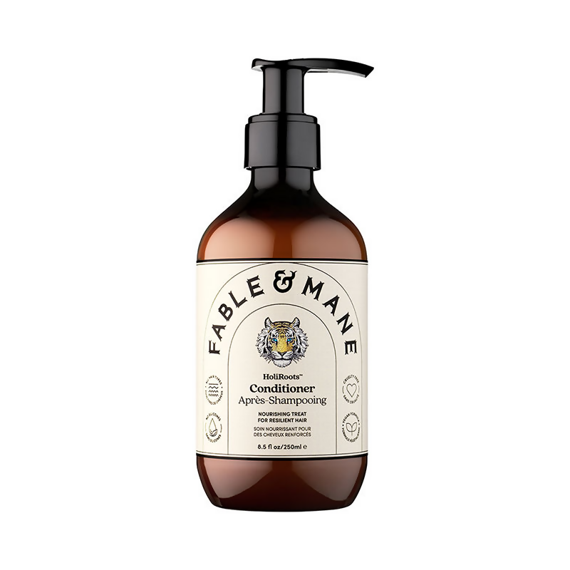 Fable & Mane HoliRoots Hydrating Conditioner For Smooth Frizz-Free Hair With Coconuts And Turmeric | Grocsy
