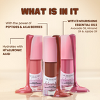 The Skin Diet Company Lip Barrier Tint High Shine Gloss Oil - Fall Brown | Grocsy