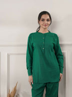 Joban Fashion Women's Emerald Green Co-Ord Set | Grocsy