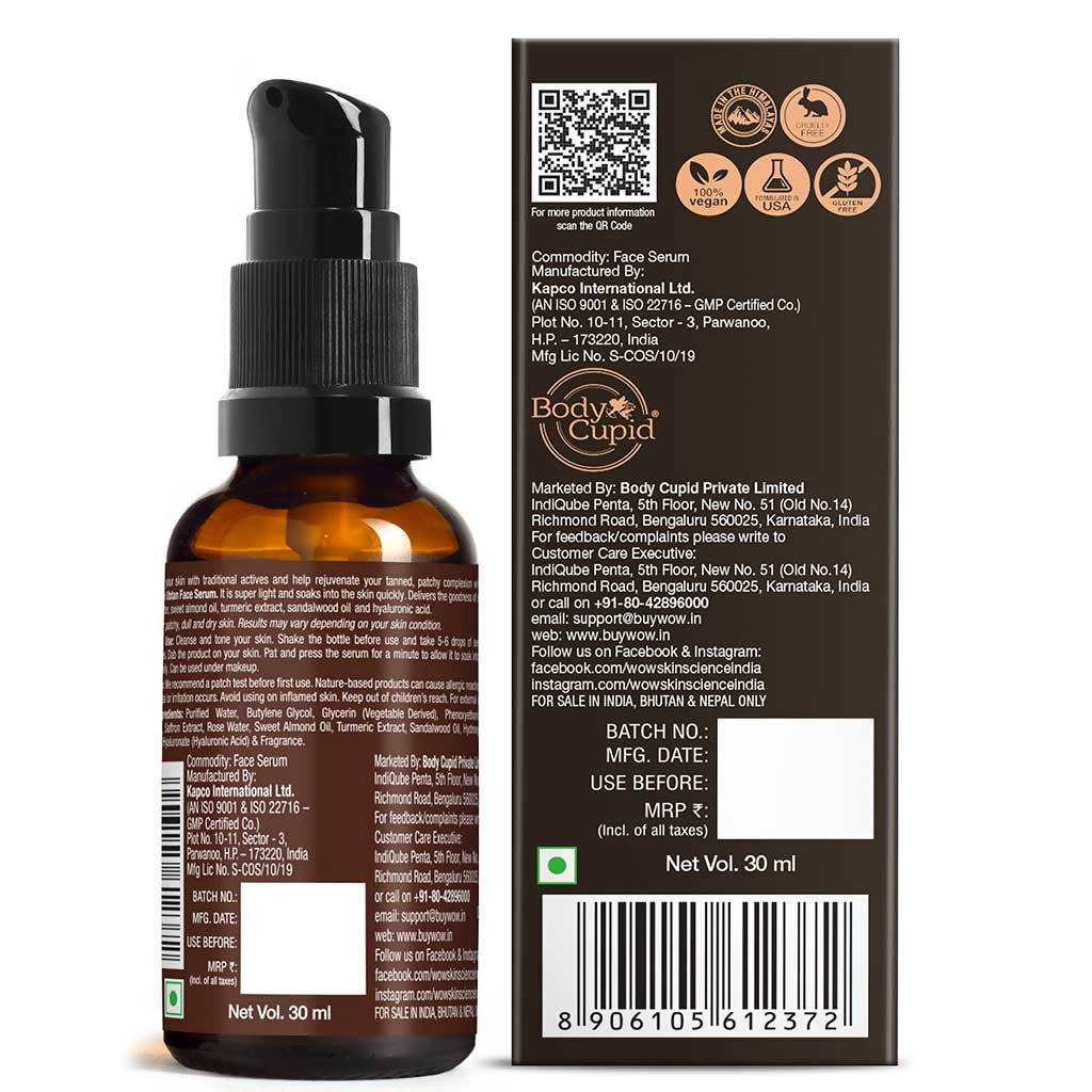 Wow Skin Science Oil-Free Ubtan Face Serum | Grocsy