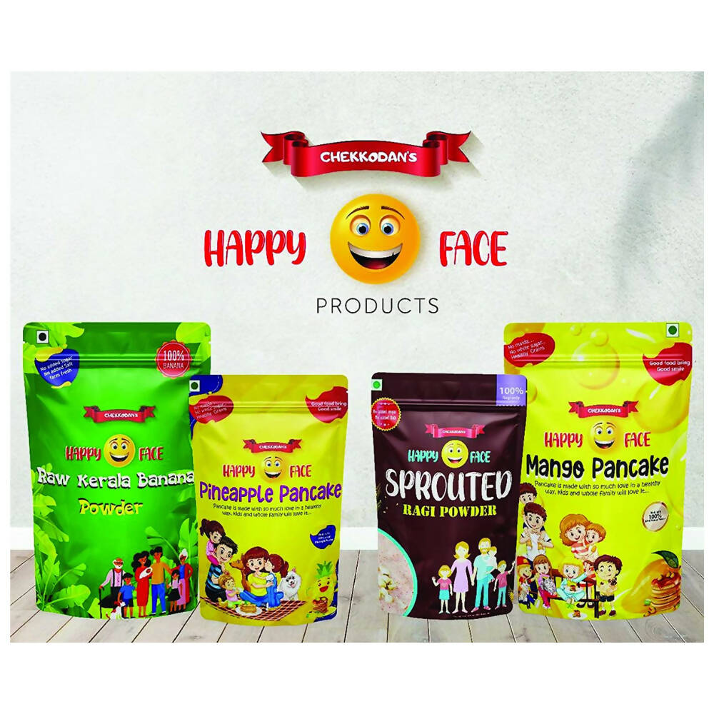 Happy Face Ready To Eat Sprouted Ragi/Porridge Powder With No Artificial Flavour For Kids | Grocsy