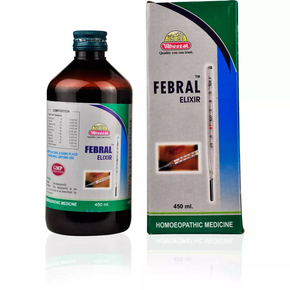 Wheezal Homeopathy Febral Elixir Syrup | Grocsy