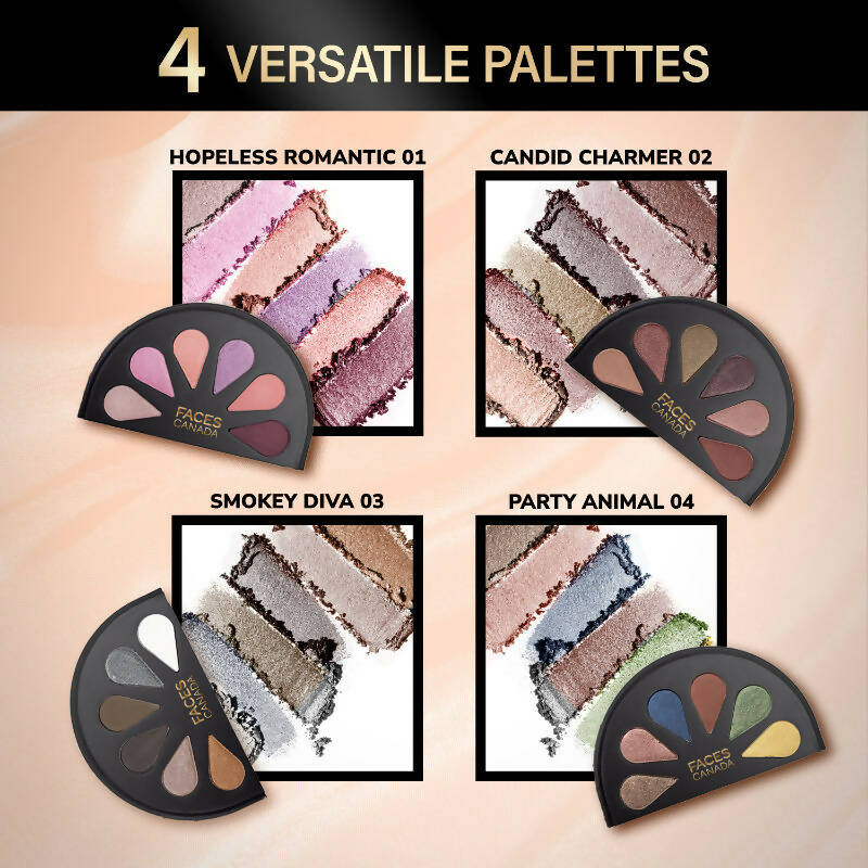 Faces Canada 6 In 1 Eyeshadow Palette - Candid Charmer | Grocsy