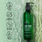 Botanic Hearth Tea Tree Body Wash with Sea Buckthorn Oil, Peppermint Oil | Grocsy