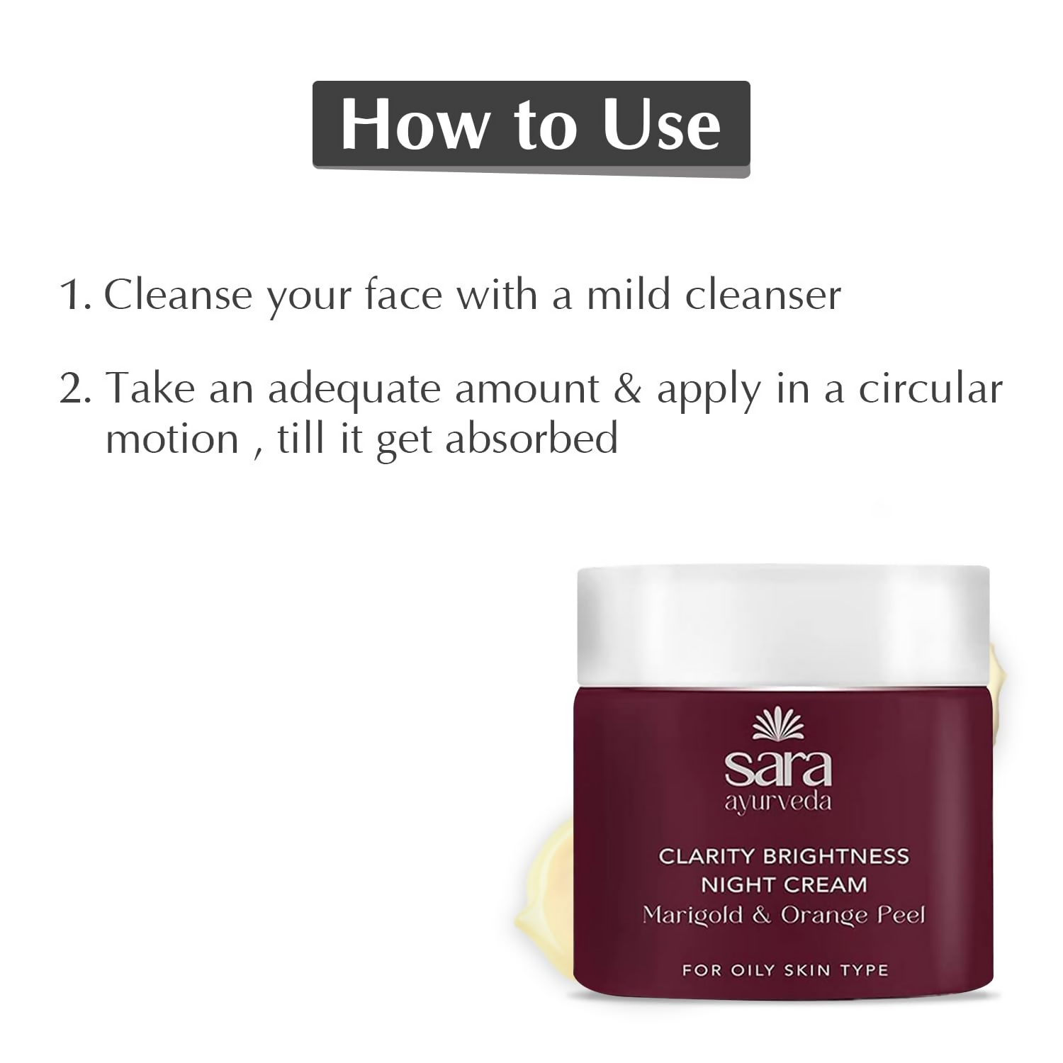 Sara Soul of Beauty Clarity Brightening Night Cream | Grocsy