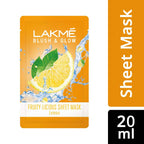 Lakme Blush And Glow Lemon Sheet Mask | Grocsy