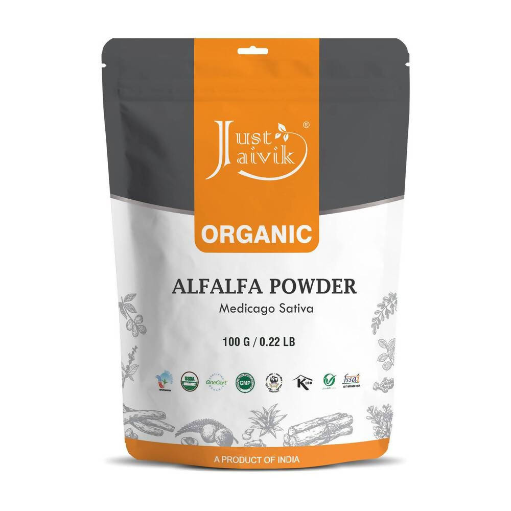 Just Jaivik Organic Alfalfa Powder | Grocsy