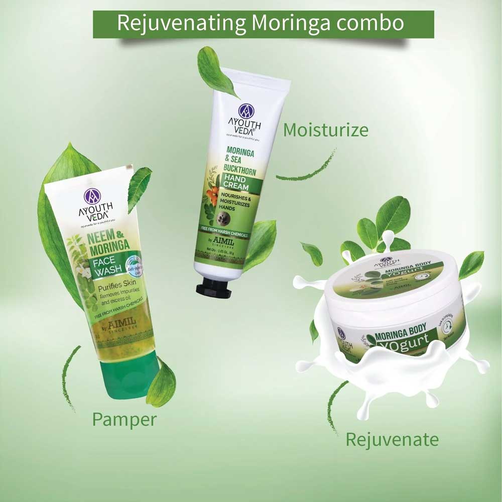 Ayouthveda Neem and Moringa Face Wash | Grocsy