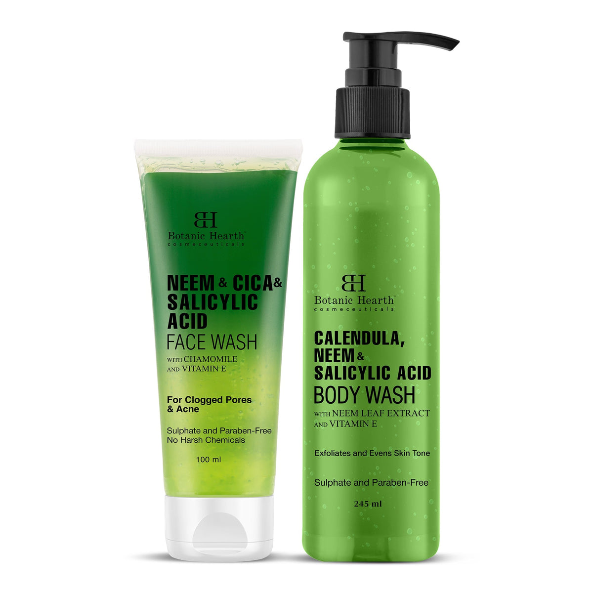 Botanic Hearth Neem & Salicylic Acid Bodywash & Facewash | Grocsy