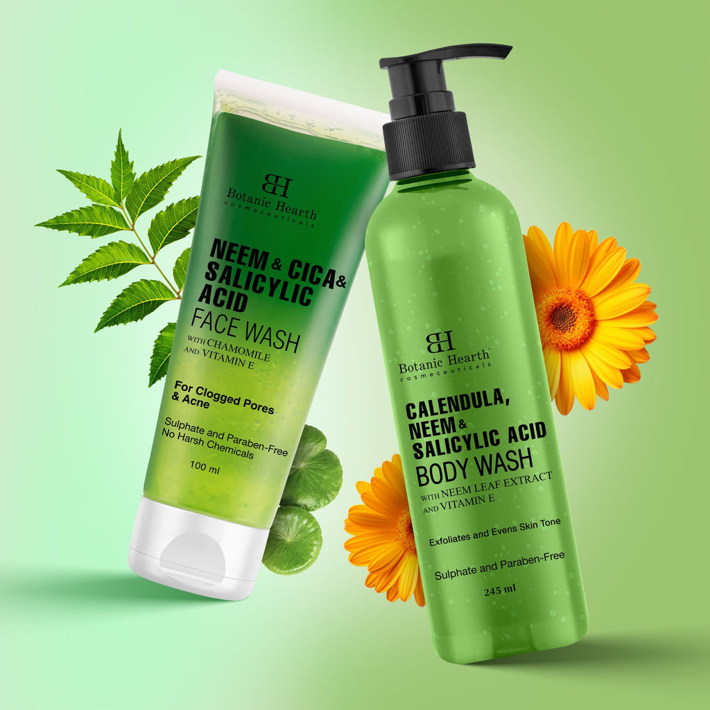 Botanic Hearth Neem & Salicylic Acid Bodywash & Facewash | Grocsy