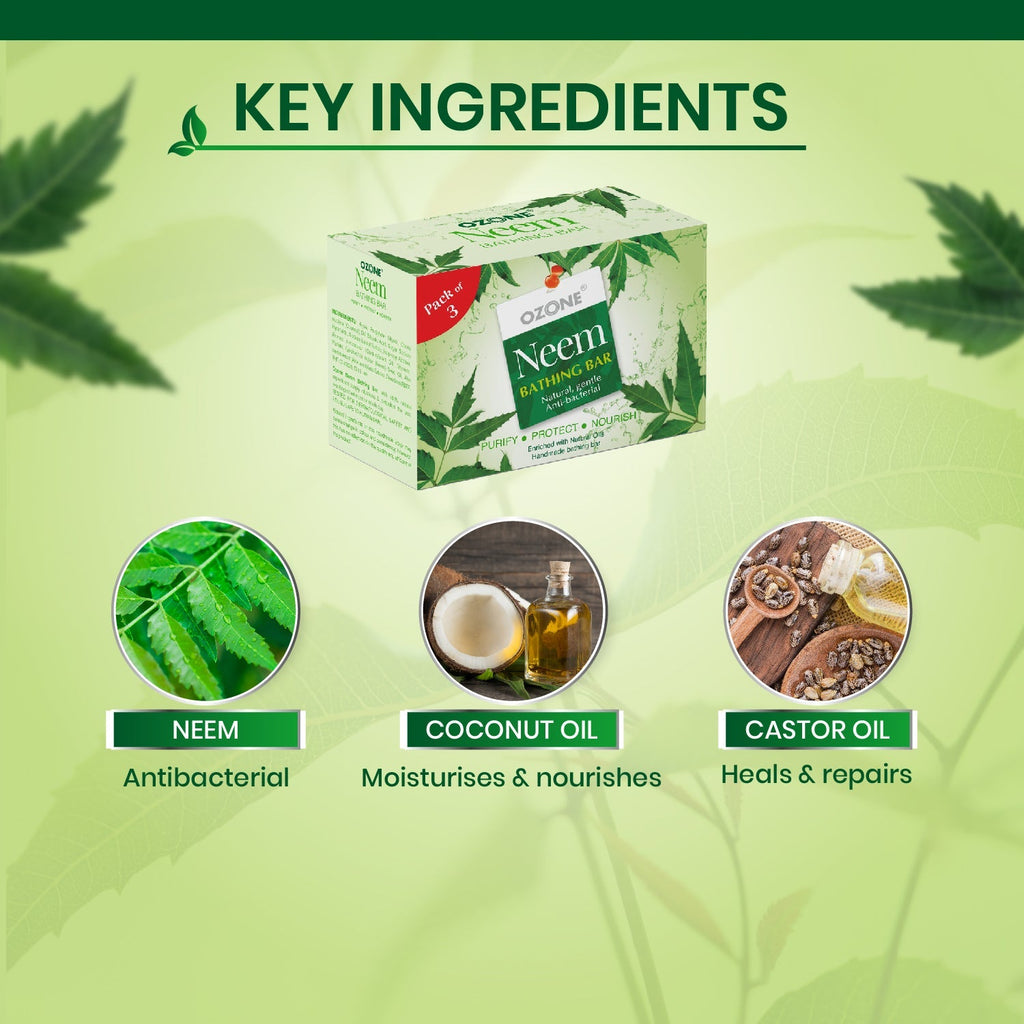 Ozone Neem Bathing Bar | Grocsy