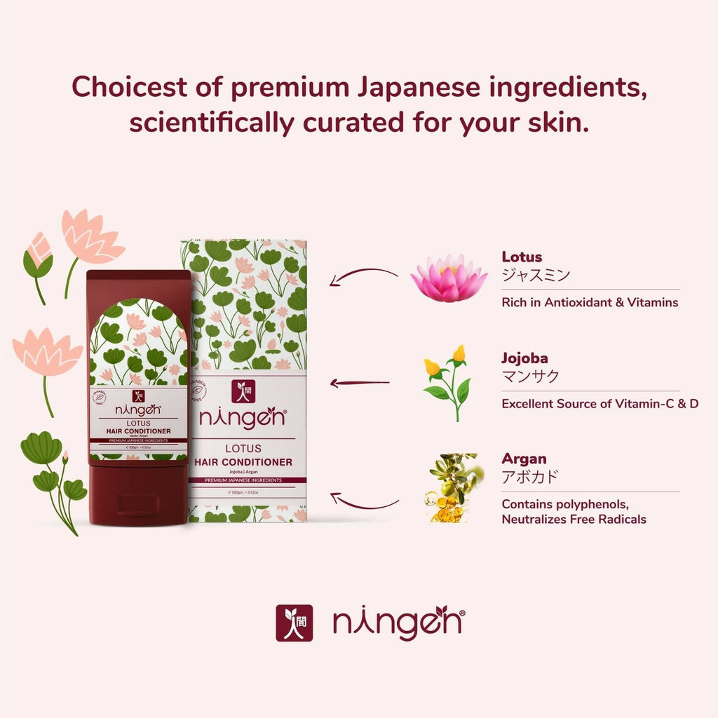 Ningen Lotus Hair Conditioner | Grocsy