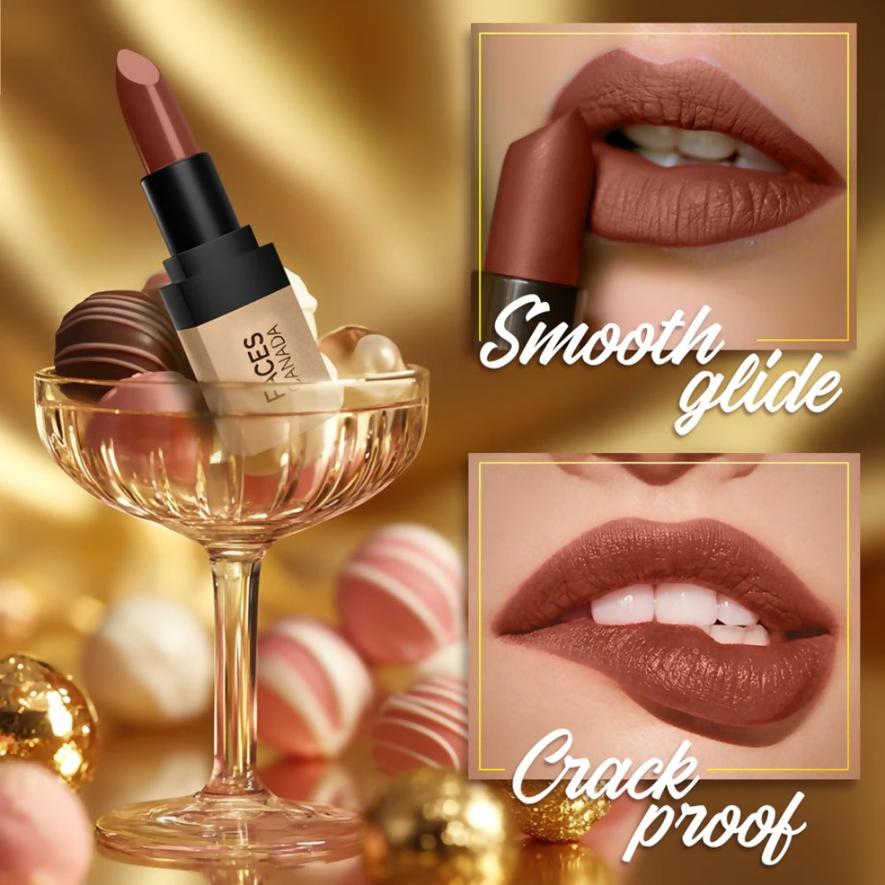 Faces Canada Comfy Matte Velvet Touch Lipstick - Cocoa Truffle 06 | Grocsy