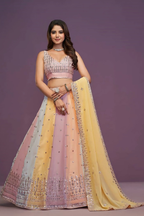Lehenga Mart Designer Wedding Lehenga Choli For Women - Multicolor | Grocsy