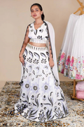 Lehenga Mart Designer Wedding Lehenga Choli For Women - White | Grocsy