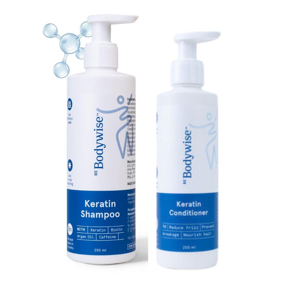BeBodywise Keratin Shampoo and Conditioner | Grocsy