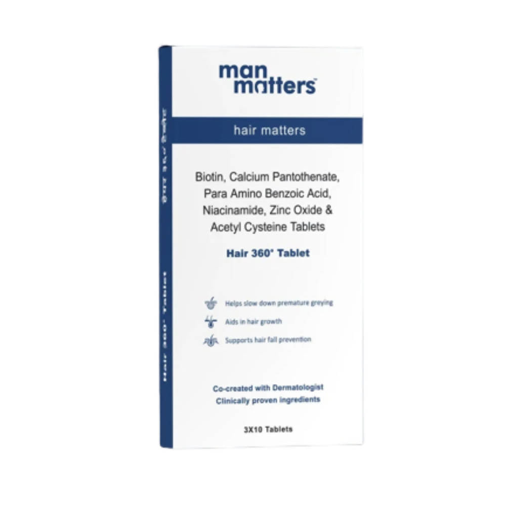 Man Matters Greying Reversal Kit, Aids in Hair Growth | Grocsy