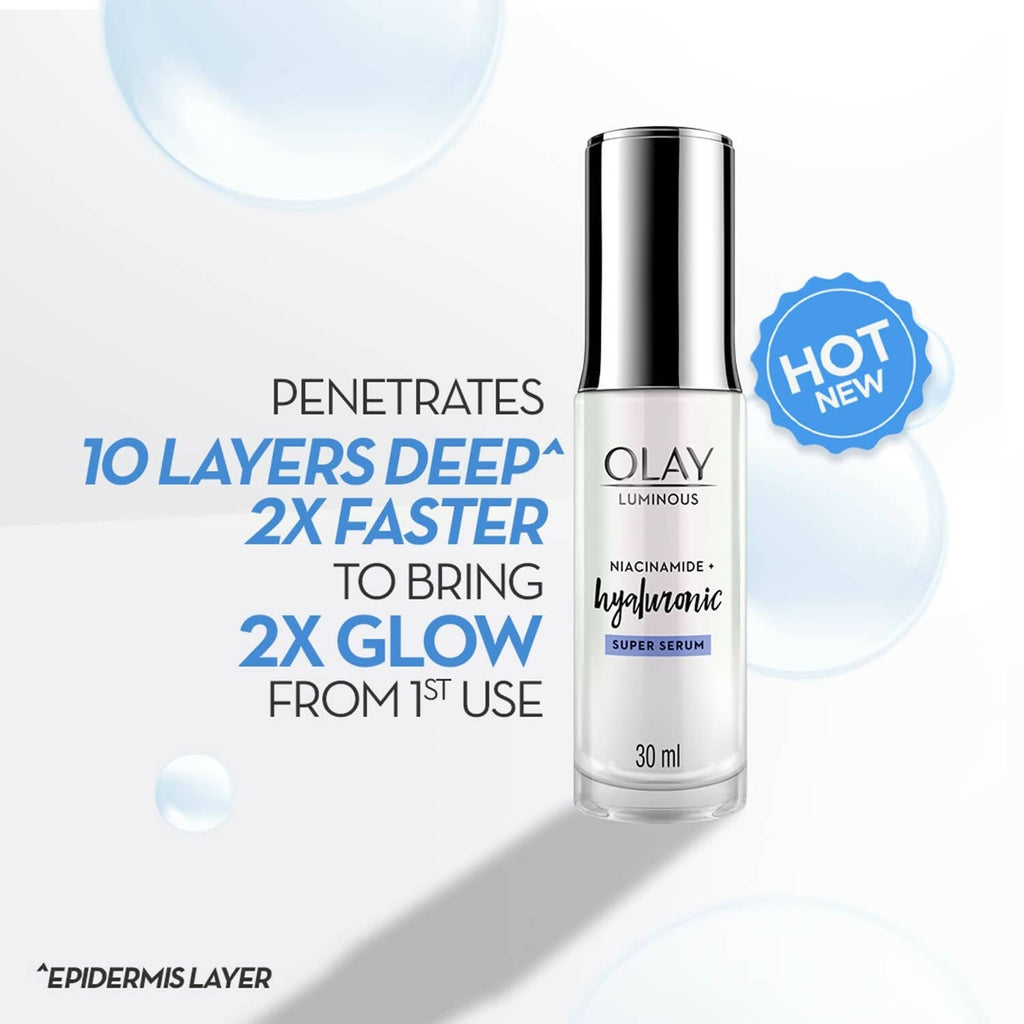 Olay Luminous Hyaluronic Acid Super Serum | Grocsy