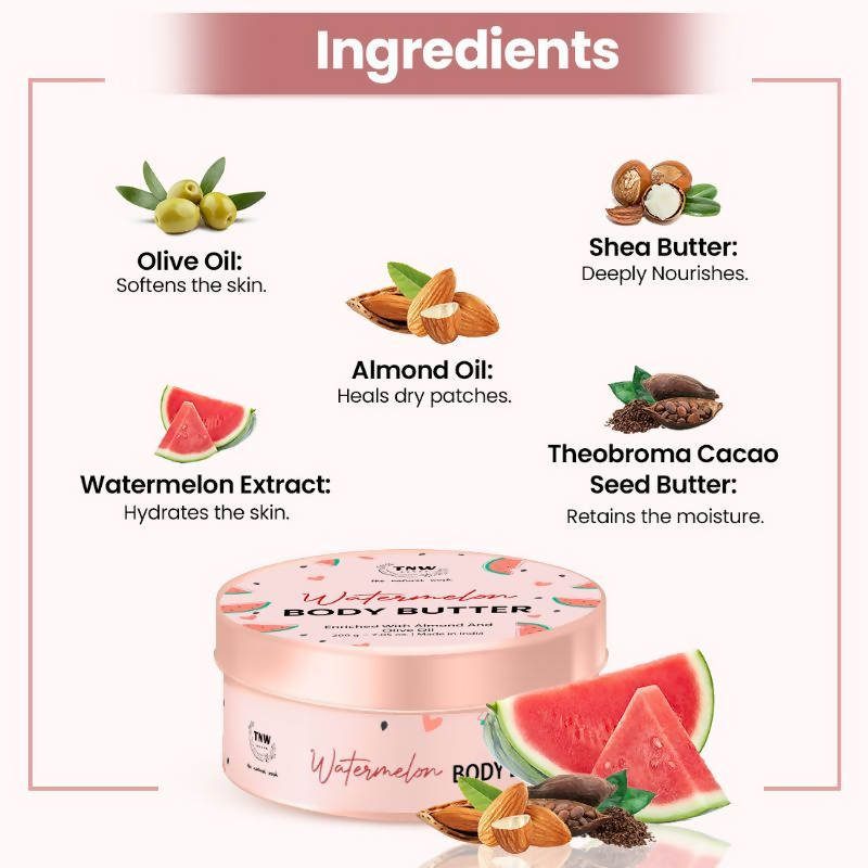 The Natural Wash Watermelon Body Butter | Grocsy