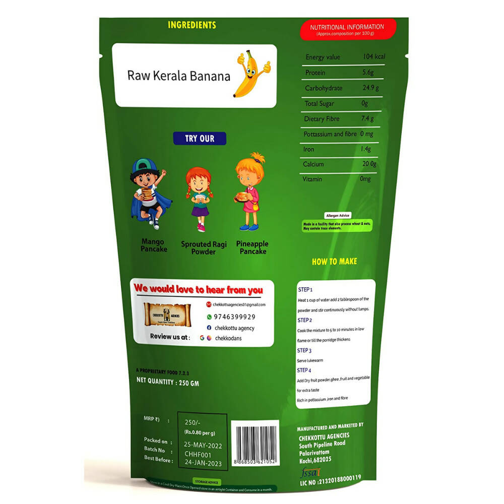 Happy Face Ready To Eat Kerala Raw Banana Powder Porridge With No Artificial Flavour For Kids | Grocsy