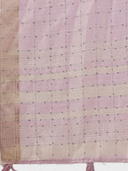 Shree Shyam Fashion Organza Light Pink Saree | Grocsy