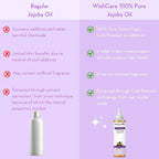 Wishcare Pure & Natural Moroccan Argan Oil & Unrefined Jojoba Oil Combo | Grocsy