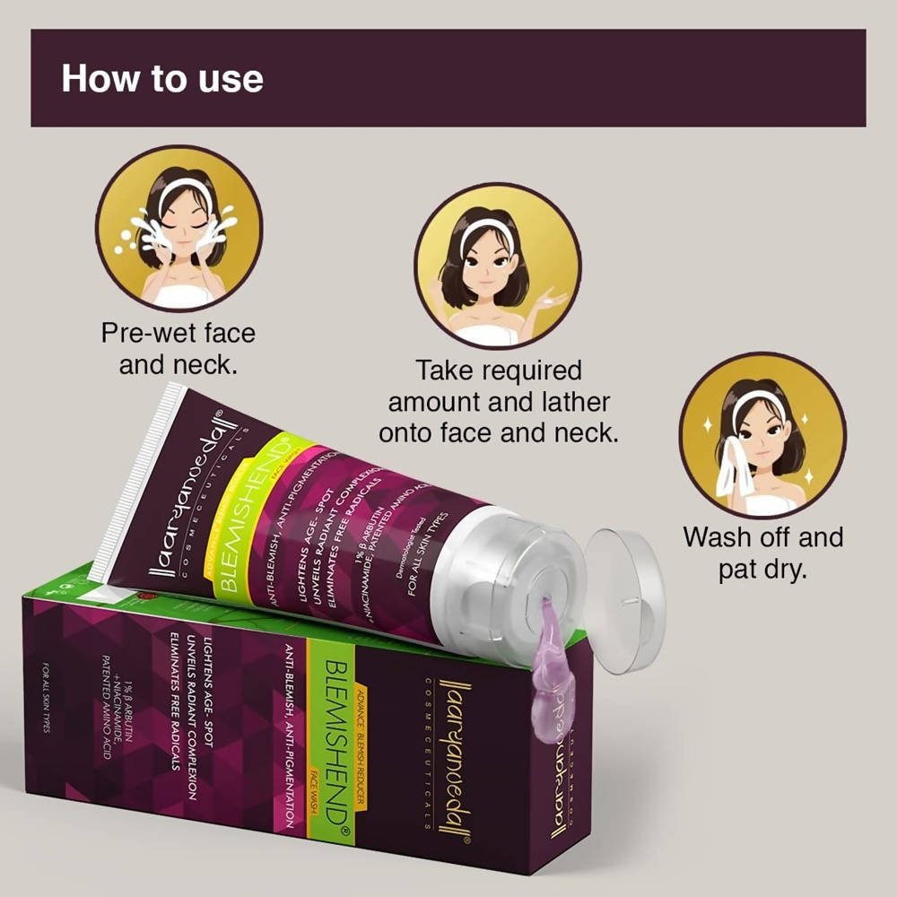 Aaryanveda Blemishend Face Wash | Grocsy