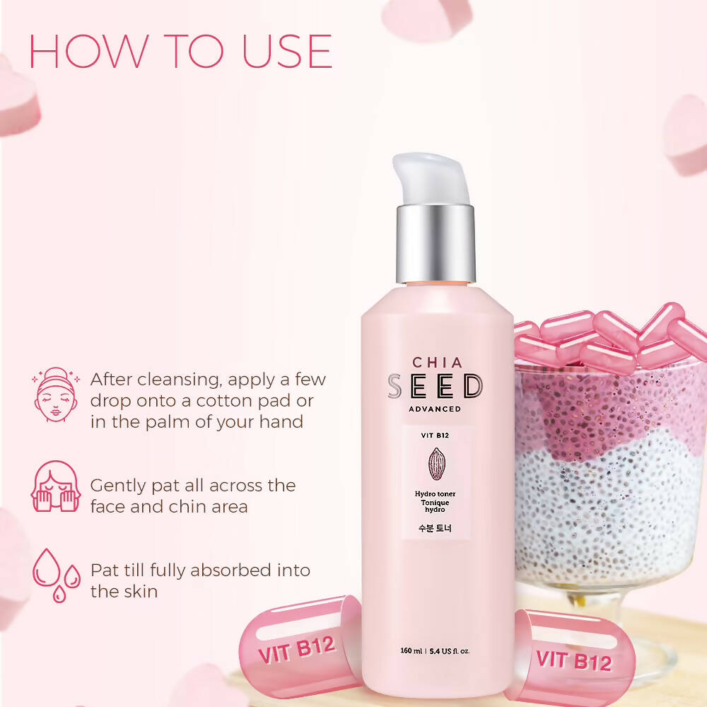 The Face Shop Chia Seed Hydro Toner - Korean Skincare | Grocsy