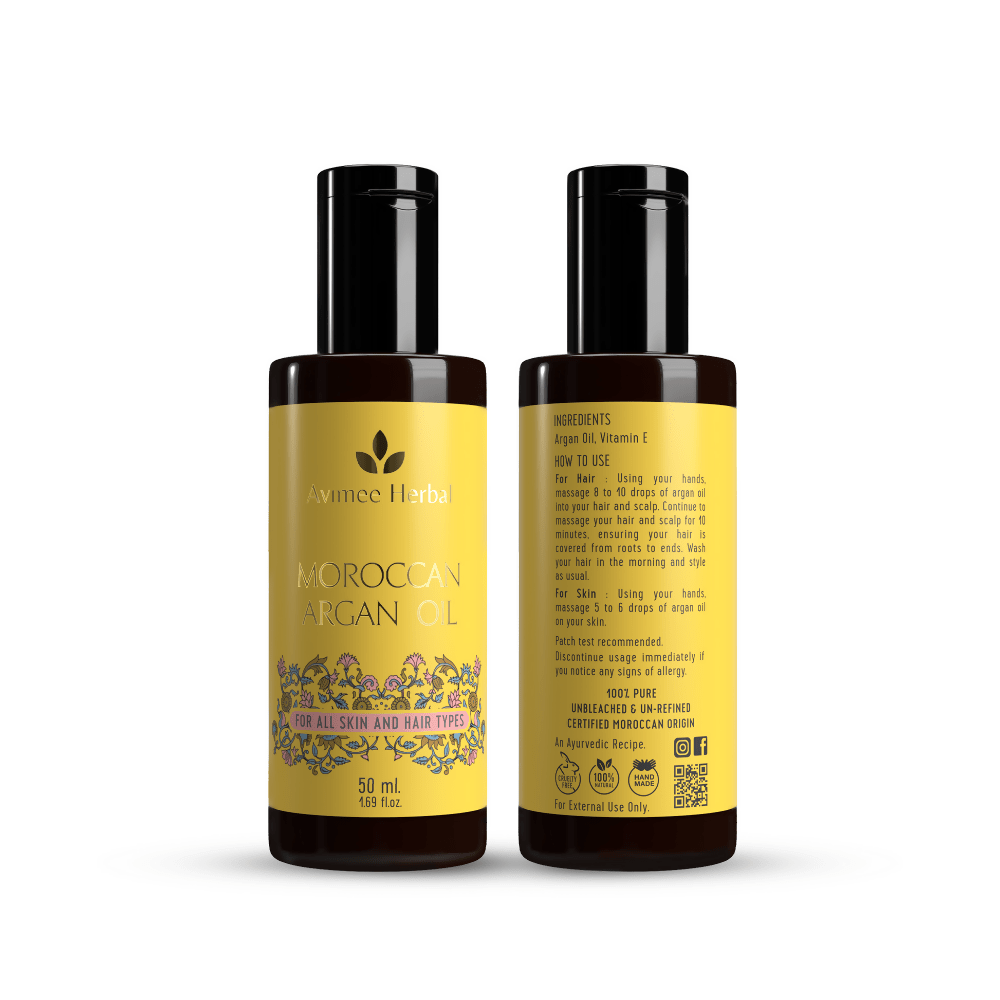 Avimee Herbal Moroccon Argan Oil | Grocsy