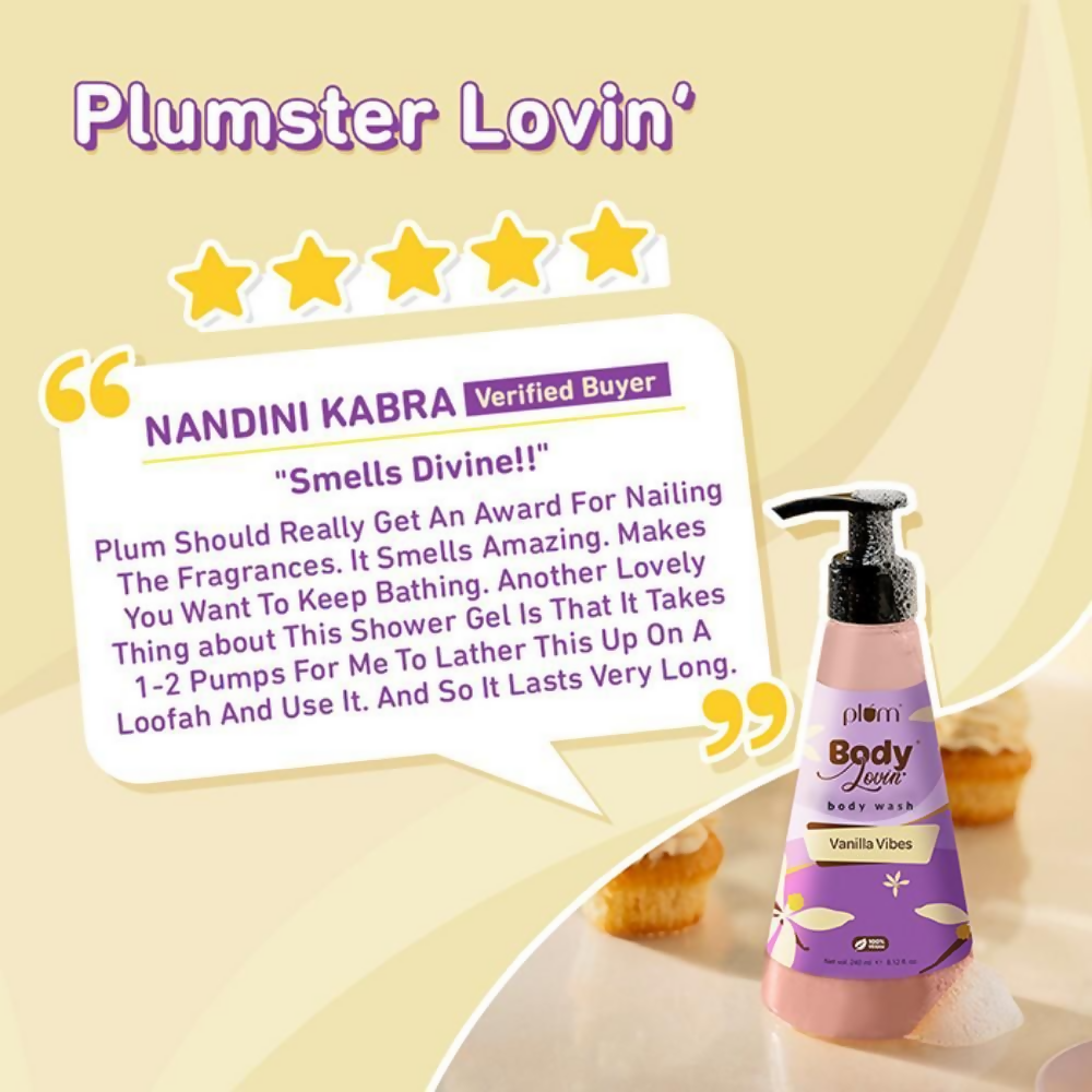 Plum BodyLovin' Vanilla Vibes Body Wash | Grocsy