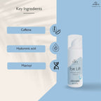 Aveil Eye Lift Under Eyes Serum - Smoothens Fine Lines & Wrinkles | Grocsy