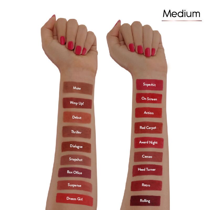 Kay Beauty By Katrina Kaif Matte Drama Long Stay Lipstick - Rolling | Grocsy