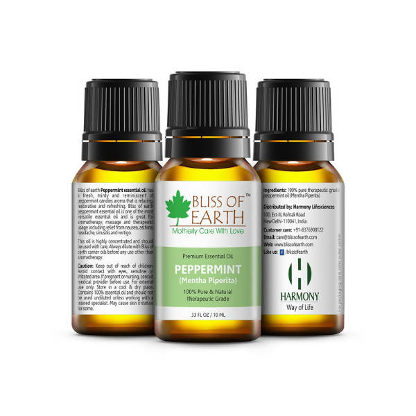 Bliss of Earth Premium Essential Oil Peppermint | Grocsy