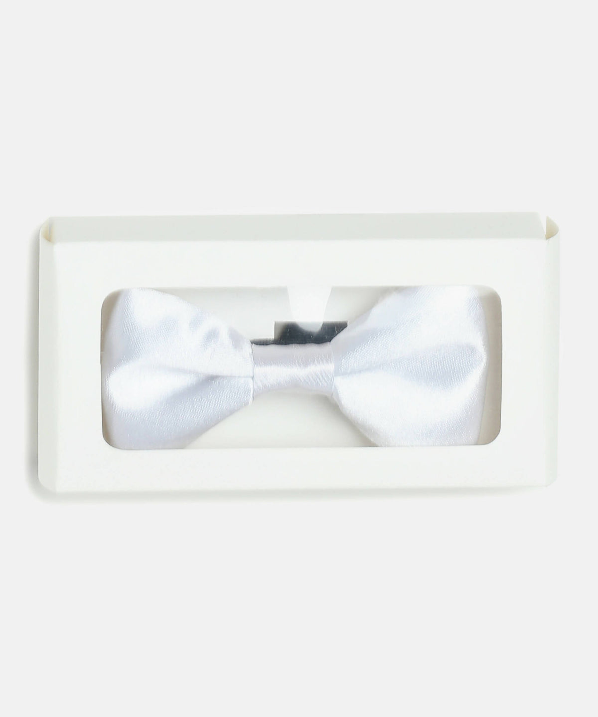 Manet Boys Solid Single Layer Bow - White | Grocsy